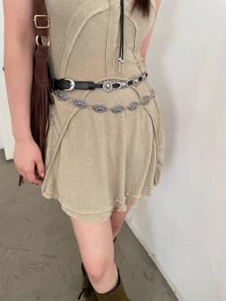 American Vintage Belt 2025 New Versatile Denim Accessory High-End Sense Of Minority Design Waist Chain