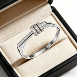 Huitan Multi-Row Cubic Zirconia Geometric Rings for Women Silver Color/Gold Color Minimalist Statement Daily Party Jewelry 2026