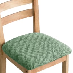 Durable Stretch Jacquard Dining Room Chair Seat Covers Removable Washable Elastic Upholstered Dining Chair Cushion Slipcover