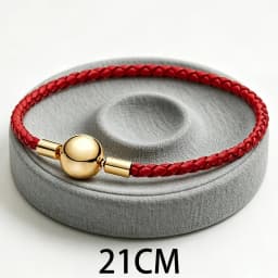 2026 New 925 Silver Women's Love Heart Adjustable Leather Rope Weaving Logo Bracelet Display Tool DIY Exquisite Charm Jewelry