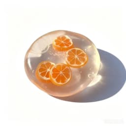 Moldable Fruit Jelly Squishy Toy Clear Coconut Oil Scented No Rebound Stress Relief Sensory Fidget Ball For Adults