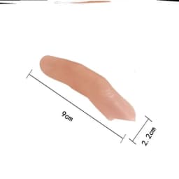 Advanced Realistic Silicone Finger Prosthetic Magic Props Thumb Protective Handware Simulation Magic Tricks Performance Tools