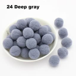 30-300Pcs Pom Poms Fluffy Soft Pompom Ball 8/10/15/20/25/30mm Handmade Sewing Craft DIY Kids Toy Christmas Weddinrg Decoration