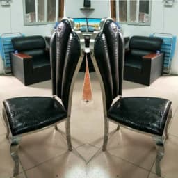 Creative Leather Dining Chairs Gold Legs Metal Apartment Fashion Living Room Chairs Waiting Relax Silla Plegable Household Items