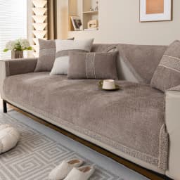 Chenille Sofa Cover for Living Room Luxury Sofa Pad Anti-slip Corener Couch Towel Mat Furniture Protector Divani Per Soggiorno