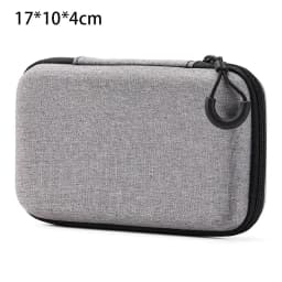 1Pcs Mini EVA Storage Bag Pouch Carrying Bag Zipper Earphone Case For Airpod Earphone/Phone/Charging Cable Digital Accessories
