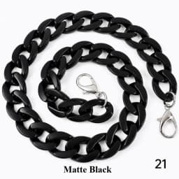 1/2Pcs Deepeel 60cm Acrylic Bag Strap Handbag Resin Chain Detachable Lobster Clasps for Purse Handle DIY Making Accessories