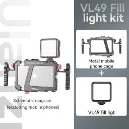 Ulanzi Lino Universal Smartphone Cage Protective Case with Side Handle Rig for IPhone16 15 14 13 12 Pro Max Samsung Xiaomi OPPO
