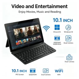 10.1" Windows 10 DS232 Tablet PC Z8300 CPU 2GBDDR RAM 32GB ROM 1280 X 800 IPS HDMI-Compatible Dual Camera