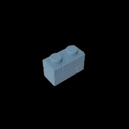 Gobricks GDS-631 Profile brick 1x2 single gro. compatible with lego 98283 children's DIY Educational Building Blocks Technical