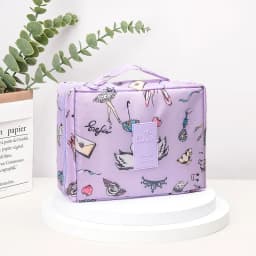 Designer Luxury Portable Cosmetic Storage Bag Makeup Pouch Women Large Multi-compartment Travel Wash Toilet Bathroom Organizers
