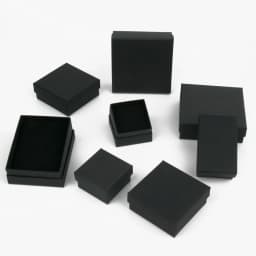 1PC Square Rectangle Black Paper Jewelry Box Bracelet Necklace Ring Earring Box Handmde Kraft Wedding Gift Packaging Box Jewelry