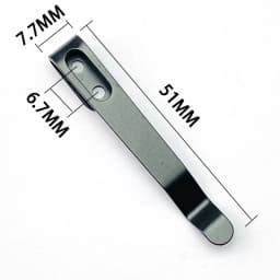 Multi Design Back Clip for DIY Folding Pocket Knife Accessories DIY Back Clip Custom Folding Knife Tool Back Clip Holder-1piece