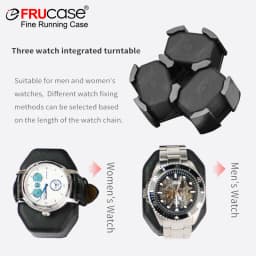 FRUCASE PU Watch Winder for automatic watches automatic winder 3 watches