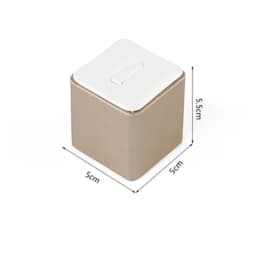 Luxurious Ring Display Stand Pu Leather Jewelry Props Ring Display Tray Earring Holder Counter Jewelry Organizer Showcase Tray