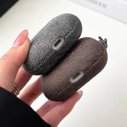 Fashion Matte PU Leather Hook Earphone Case For Apple Airpods 1 2 3 4 Pro 3 2 Wireless Bluetooth Earphone Anti Scratch Cover