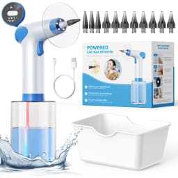 Electric Ear Wax Removal Irrigation Kit 3 Pressure Modes Electric Ear Cleaner Waste Water Tank Water Safe FlushingTool Home Care