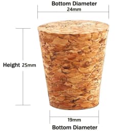 5/10pcs Wine Glass Bottle Stopper Kettle Pudding Container Cork Cap Burette Buret Tube Wood Lid Many Sizes