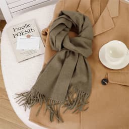 70Color Solid Winter Women Scarf Warm Thicken Cashmere Shawl Outdoor Tassels Pashmina Lady Wrap Windproof Scarves Fashion Luxury