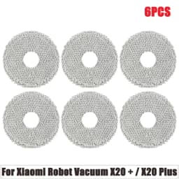 For Xiaomi Robot Vacuum X20 Plus Parts Main Side Brush Hepa Filter Mop Cloth Dust Bag Replacement Accessories
