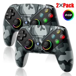 RGB Light Controller For PlayStation 5/PS5 Pro/Slim/PC Wireless Gamepad Marco/Turbo NO Drift Hall Effect Gaming Control Joystick