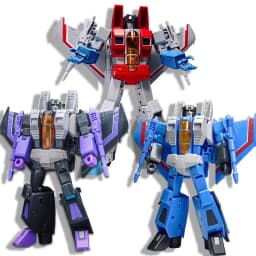 KO Transformation JCS SS86 G1 Starscream Action Figure Skywarp Figure Thundercracker Figure Collection Model Transformable Gift