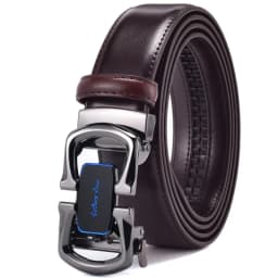 Men's Ratchet Belt Click Adjustable Men's Gift Automatic Buckle Belt 3.5cm Wide Cut Perfect Fit