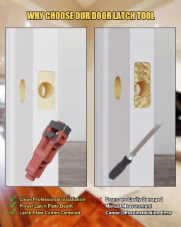 Precisions Scoring And Chiseling Doors Latches Installation Kits Door Mortise Tool Professional Hole Puncher Professional Door