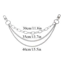 Multi-layer Metal Bag Chain DIY Handles Heart Star Pendant Shoulder Bag Chain DIY Jewelry Accessory With Lobster Buckle Pendant
