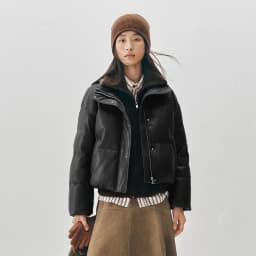 Semir Women Down Jacket 90 Percent Down Fill PU Faux Leather Loose Fit Urban Casual Style Puffer Shape 2026 Winter Cold Weather