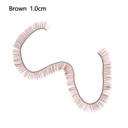 5pcs 20cm Black Brown Doll False Eyelashes False Eye Lashes For Toy Dolls DIY Doll Accessories 0.6/0.8/1.0/1.2CM