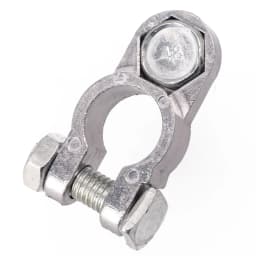 1 Pair Battery Terminal Clamp Zinc Alloy Positive & Negative Pole Auto Car Screw Connector Car Battery Terminal Clamp