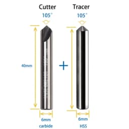 Carbide Dimple Cutter 90° 95° 100° milling cutter for Vertical Key cutting Machine to duplicate key Locksmith Tools
