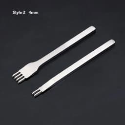 3/4/5/6mm Spacing Punch Tool For Leather Hole Punches Tool Lacing Stitching Sewing DIY Leather Craft Tools 1/2/4/6 Prong