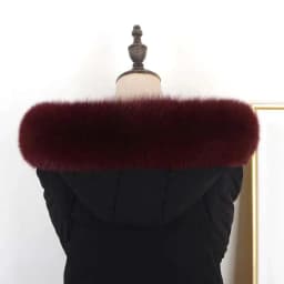 Real Fox Fur Collar 100% Natural Fur Scarf Women Winter Luxury Warm Fur Shawl Ladies Geniue Fur Scarves For Coat Down Jacket Men