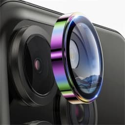3D Metal Lens Protector Glass For iPhone Duo 18 Pro 18 Pro Max 17 Alloy Back Camera Ring Cover For iPhone 17 Pro 16 Pro Max Lens