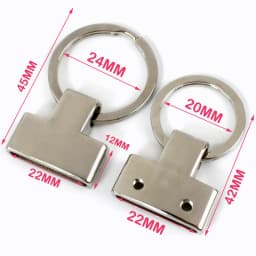5/10/20Pcs 20/24mm Metal Key Ring Connector O Keychain Buckles for Car Keys Bag Handbag DIY Leather Craft Accessories