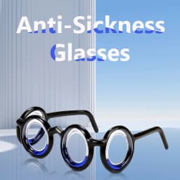 1-5PCS Multipurpose Anti-Sickness Glasses Without Lens Motion Sickness Glasses Detachable Foldable for Taking Boat Plane