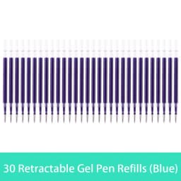 10/20/30 pcs/set 0.5mm Gel Pen Refills Red Blue Black Ink Stationery Writing Supplies Office Signature Rods Office School Needle