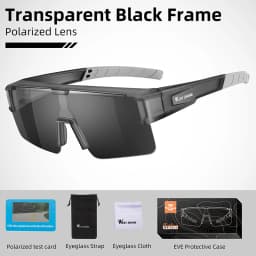 WEST BIKING Large Frame Cycling Polarized Glasses Bike Photochromic Outdoor Sunglasses Fit Over Myopic Goggles Bicycle Accessory
