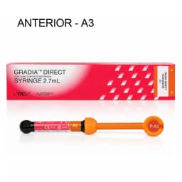 NEW Dental GC Gradia Direct Light‑Cured Composite Restorative 2.7mL  Nano Resin Filling Material for Anterior Posterior Teeth