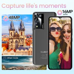 Cubot A10 Android Smartphone , 12GB (4GB+8GB)+128GB ROM, Octa-core, 6.56-Inch 90Hz Screen, 5100mAh, 48MP