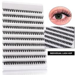 DINGSEN DIY Lash Clusters Thick Segmented Eyelash Extension 60D 80D 100D MIX Lashes Extension Cluster Lashes Individual Lashes