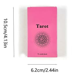 Hot-selling Tarot Cards 78 Pcs Tarot Deck Family Gathering Game Card Classic Design For Beginners & Pros, Ideal For Divination,