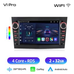 Junsun 7" Android Car Radio For Opel Astra H G J Zafira B Corsa C D Antara Vectra Vivaro Wireless CarPlay Android Auto GPS Navigation Multimedia Player IPS Touch Screen WiFi 4G DSP RDS Bluetooth FM AM SWC DAB Autoradio Stereo Head Unit 2DIN