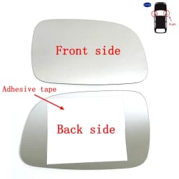 Car Heated Wide Angle Mirror Glass For JEEP GRAND CHEROKEE 1999 2000 2001 2002 2003 2004