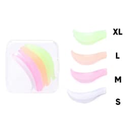 4Pairs Silicone Eyelash Perming lamination Pad Reusable Lash Lifting Rods Kit 3D Lashes Extension Curler Applicator Tools