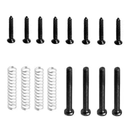 Humbucker Pickup Screws Springs Ring Surround Mounting Guitar Parts Black