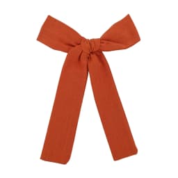 Long Tail Linen Hair Bow Clips for Little Girl Kids Mom Women Ponytail Knot Bows Alligator Clip Hair Accessories