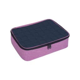 40 bottles nail polish storage bag, multi-color portable hand-held large cosmetic bag, holds up to 40 bottles (15 ml), nail dril